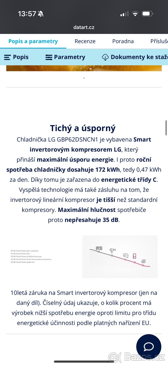Lednice Smart LG - 2 a půl roku stará - 12