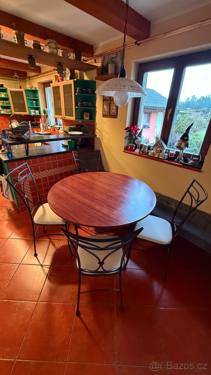 Kovaný stůl a židle - 12