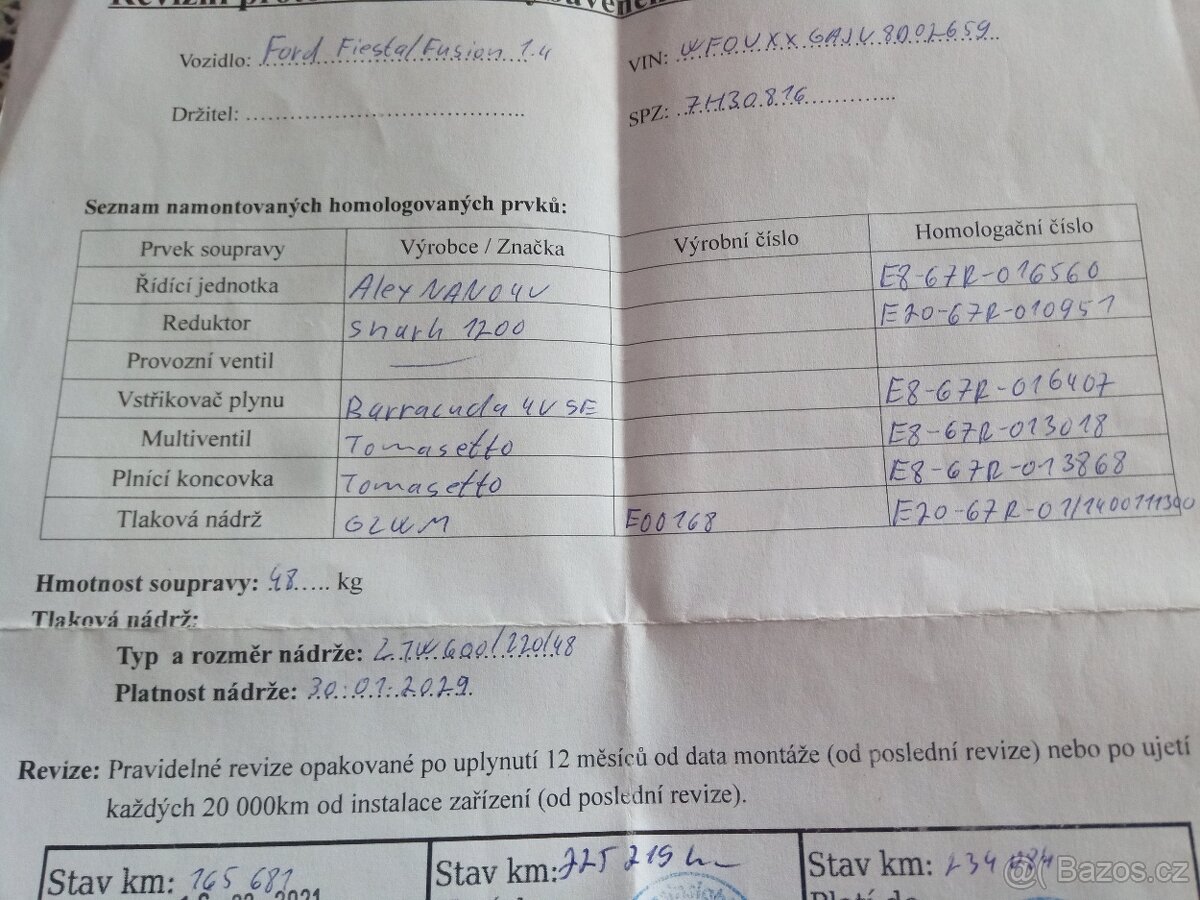 Ford Fusion 1.4 59kw +LPG - 12