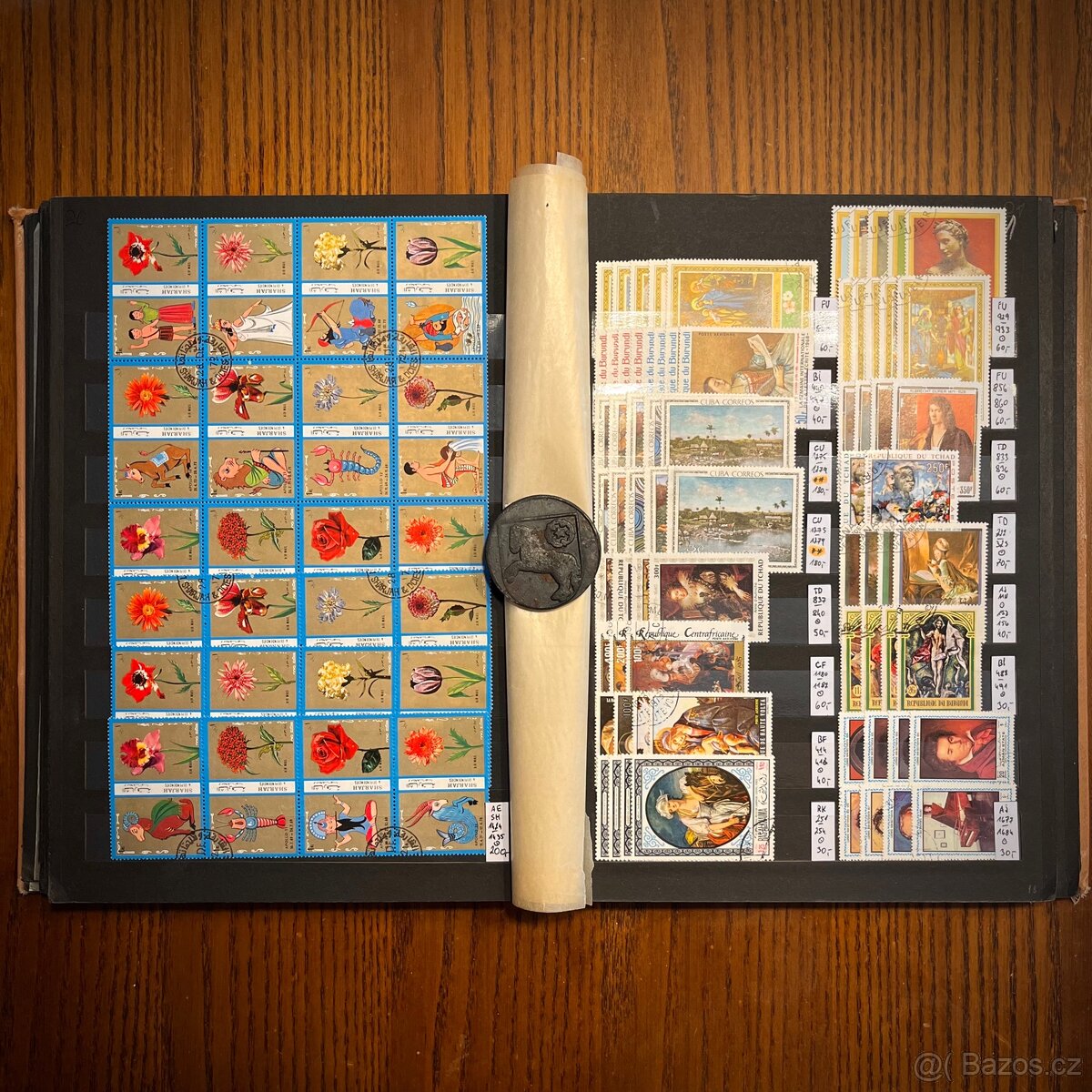 Album známek ( různé ) katalogová cena /15 600,- kč - 12