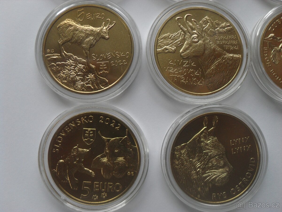 5 euro mince Slovensko - Fauna a flóra - 12
