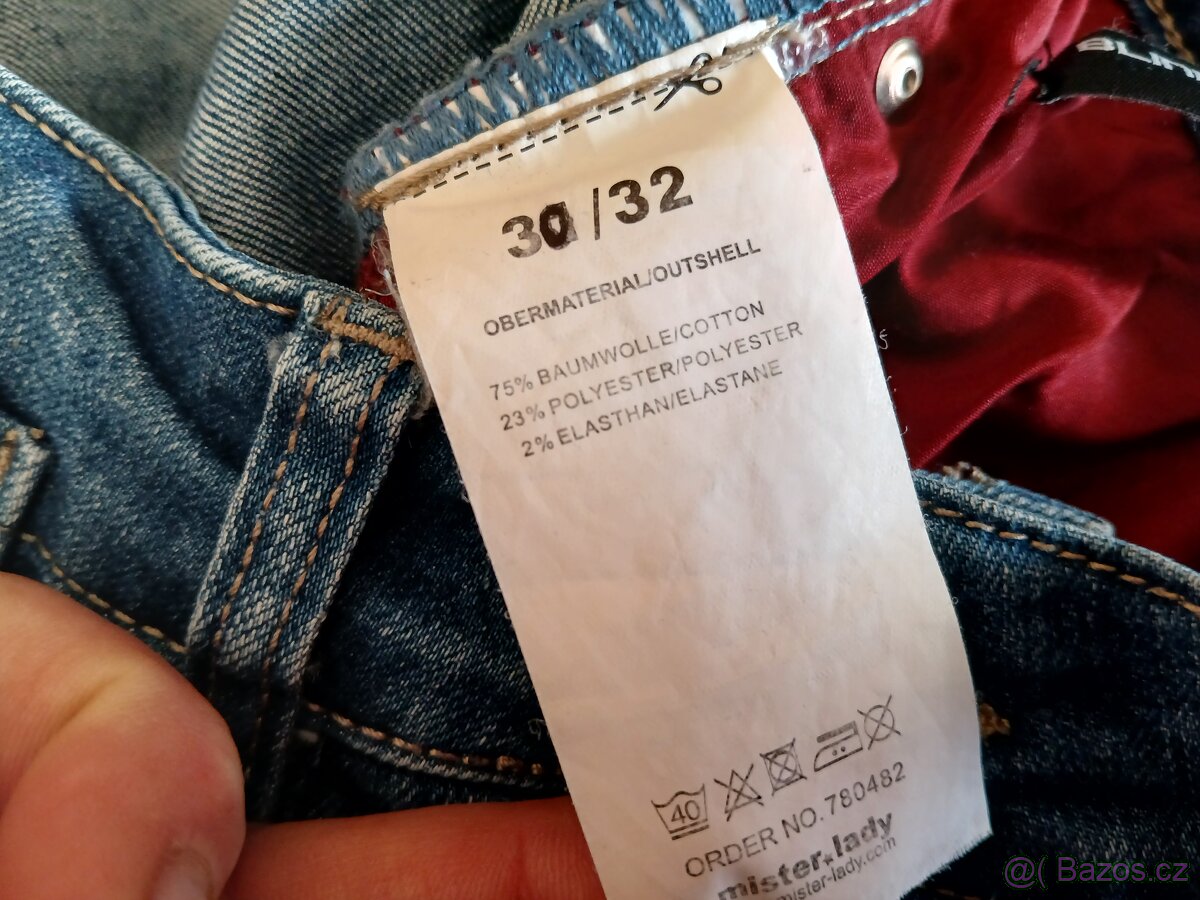 Pružné dámské džíny Blind Date vel.30/32 - 12