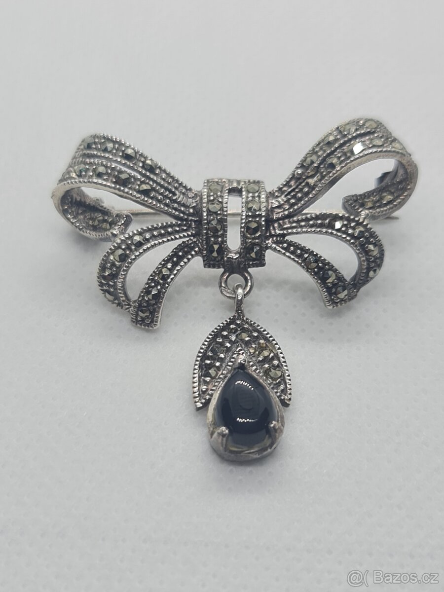 starožitná brož Art Deco - 12