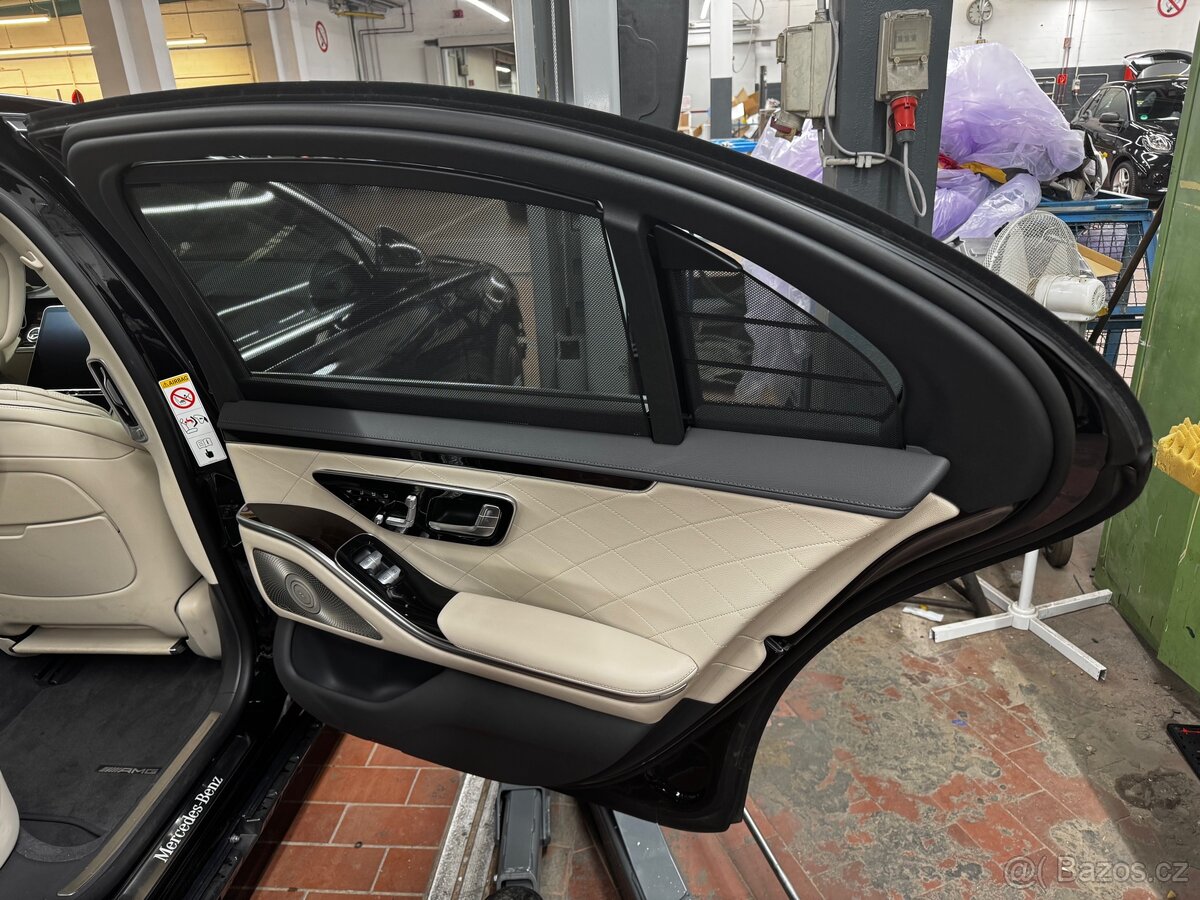 Mercedes S 450d long, 4 matic, natáčecí zadní náprava - 12