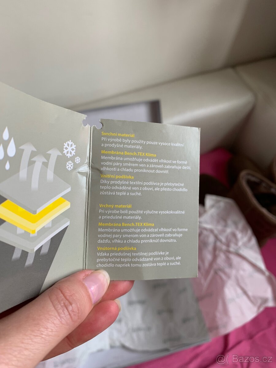 Nádherné zimní boty/ sněhule Bench nové - 12