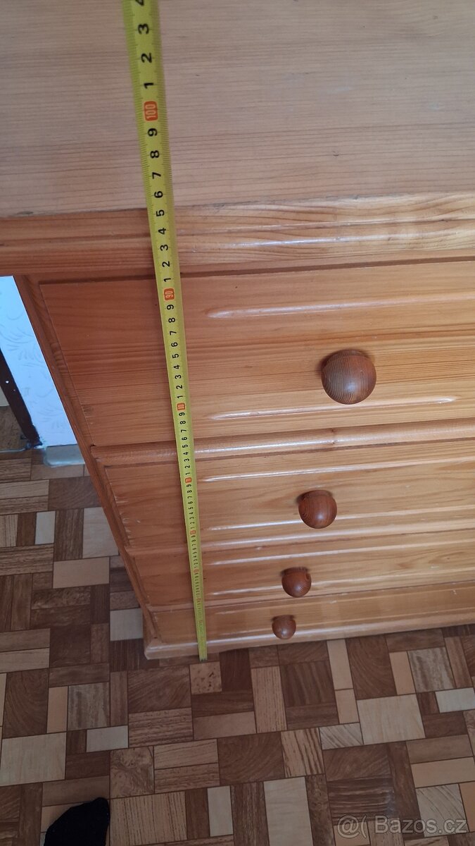 Komoda masiv 5 šuplíků - 12