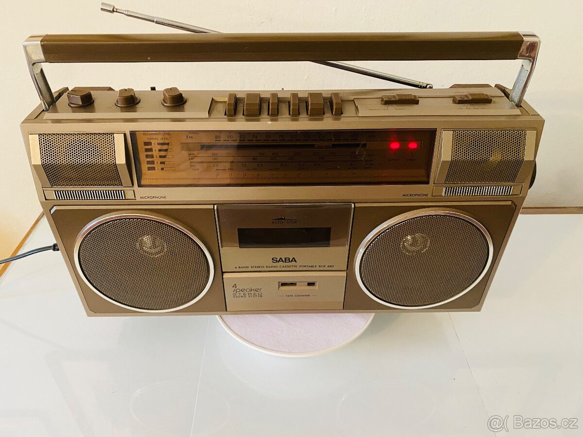 Radiomagnetofon Saba RCR 480, rok 1983 - 12
