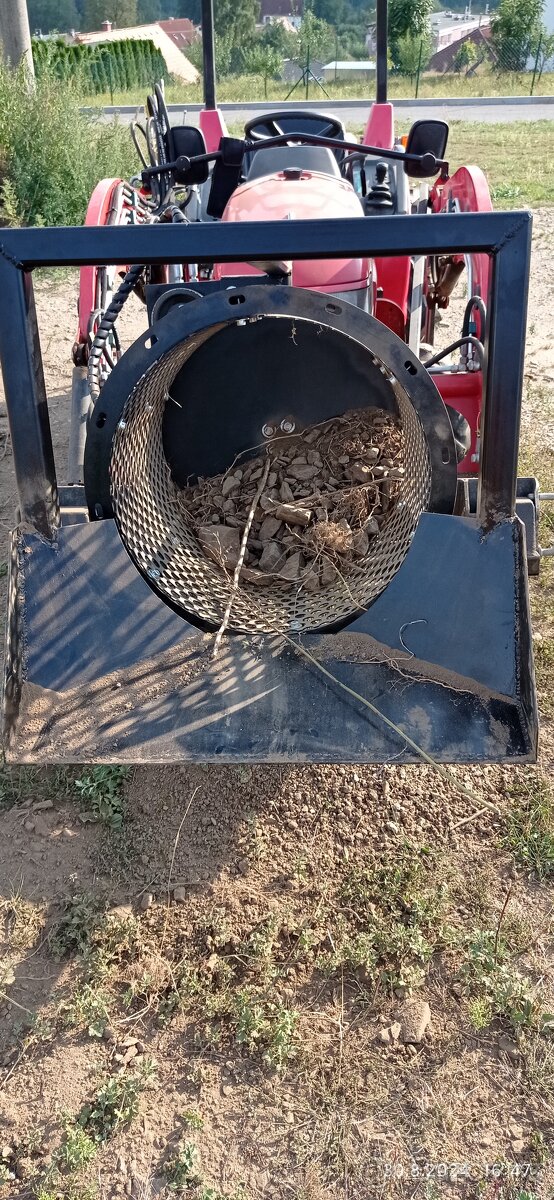 Kátrovací,prosévací lžíce lopata na malotraktor - 12