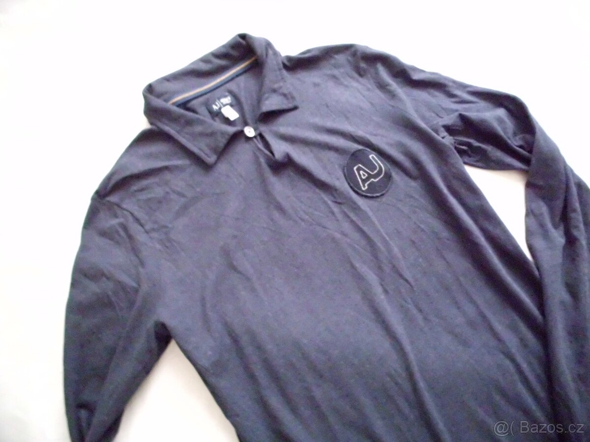 Armani Jeans pánske slim polo tričko M - 12