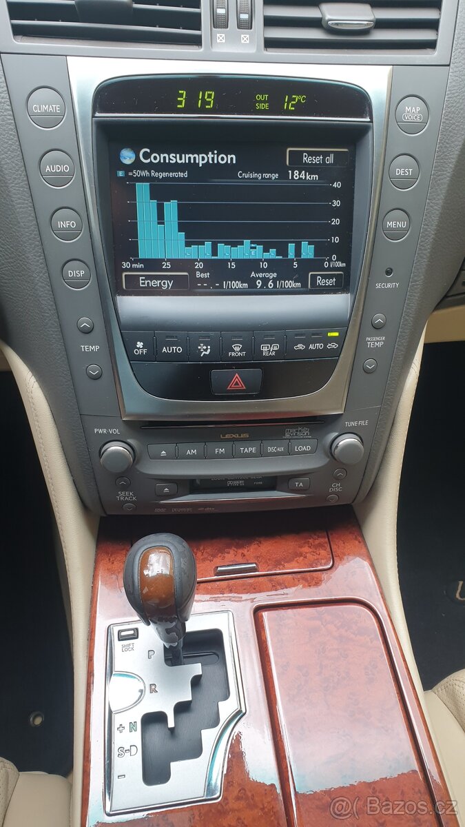 Prodej: Lexus GS450h hybrid. Maximální výbava LUXURY - 12