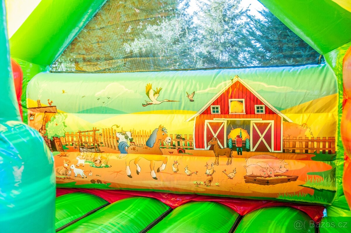 SKÁKACÍ HRAD DO INTERIÉRU 🏰 2.900,- CELÝ VÍKEND - 12