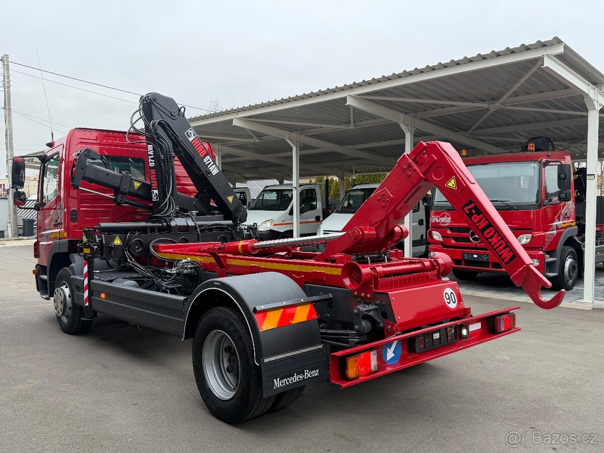 Mercedes-Benz Atego 1218 hákový nakladač hydraulická ruka - 12