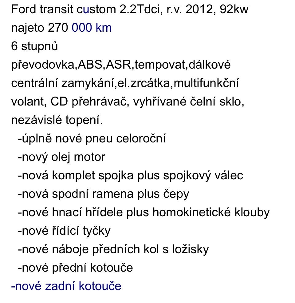 Ford transit Custom 2.2 Ctdi,r.v.2012 92 kw - 12