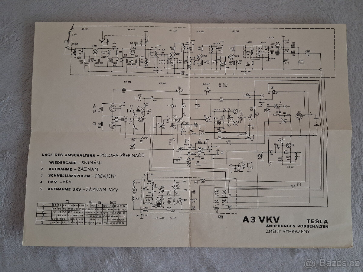 Kazetový magnetofón Tesla A3. - 12