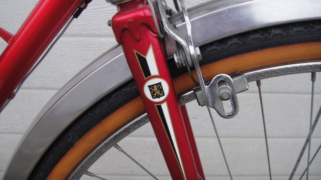 Peugeot, 1977, pánské kolo, červená barva - 12