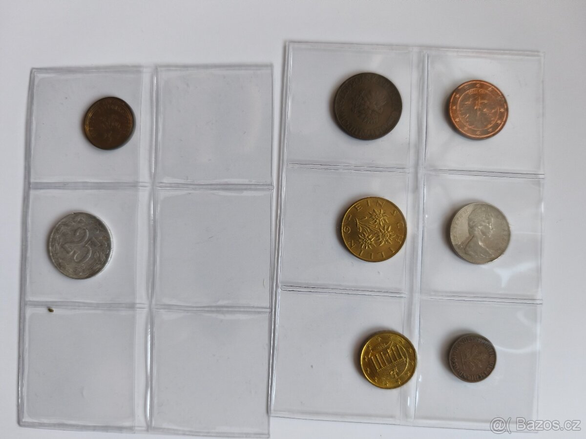 Mince,bankovky mix - 12