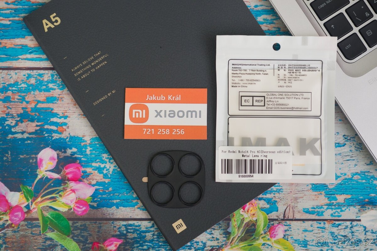 Kovová krytka na zadní fotoaparát Xiaomi, Redmi, Poco - 12