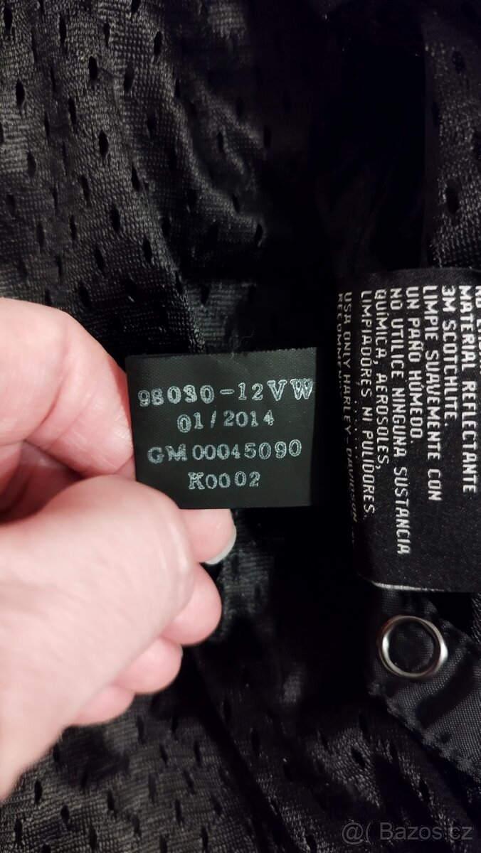Harley Davidson dámská reflexní kožená bunda vel..S - 12
