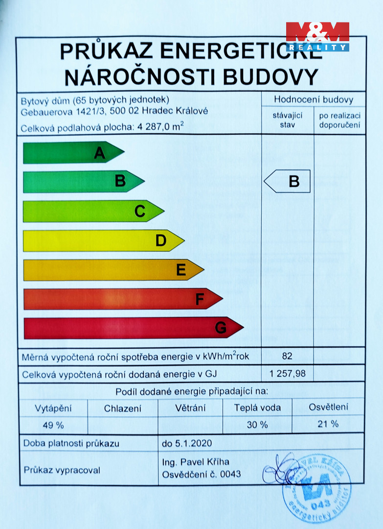 Prodej bytu 3+kk v Hradci Králové, ul. Gebauerova - 12