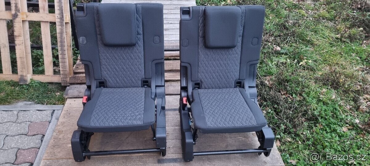 Zadní sedačky třetí řada zánovní VW Caddy r.v. 2022 - 2023 - 12