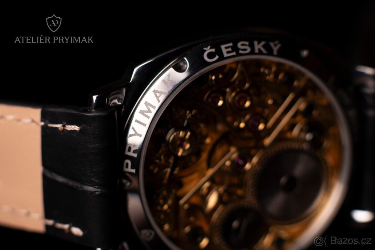 Skeletové Hodinky Ateliér Pryimak ČESKÝ LEV - 12