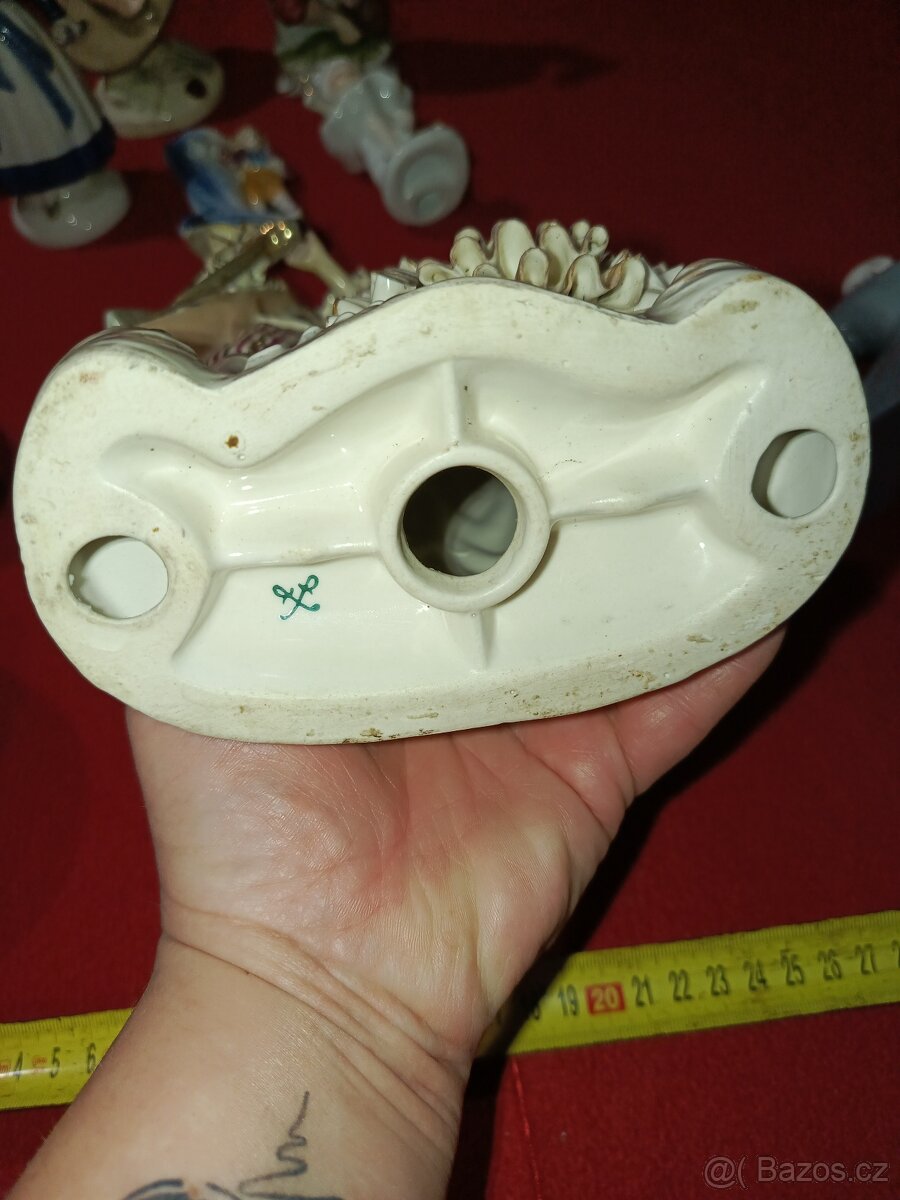 Porcelánové sošky 7 ks zn. Royal Dux atd. - 12