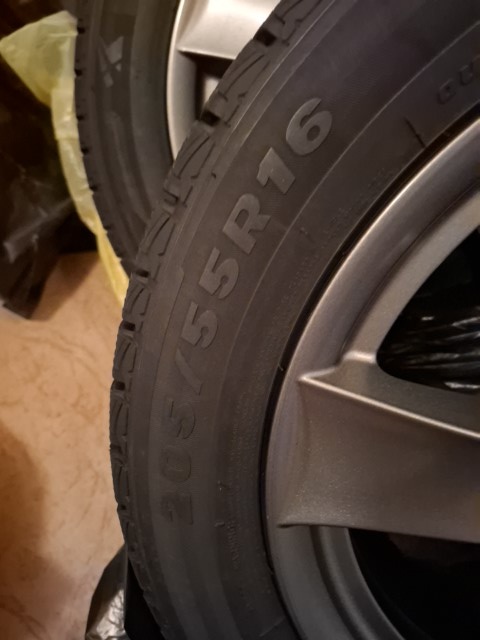 Dezent 16" 4x Alu kola + TPMS + zimní pneu - 12