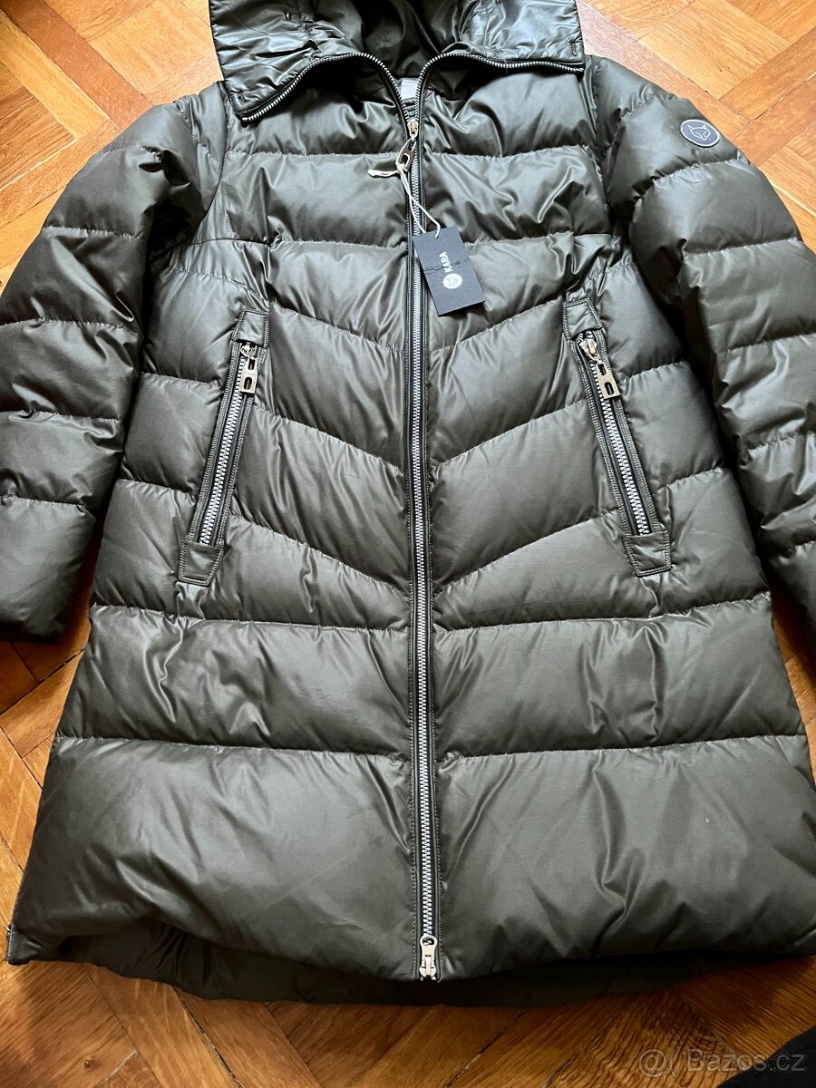 dámská pérová bunda Kara Nová pérova parka - 12