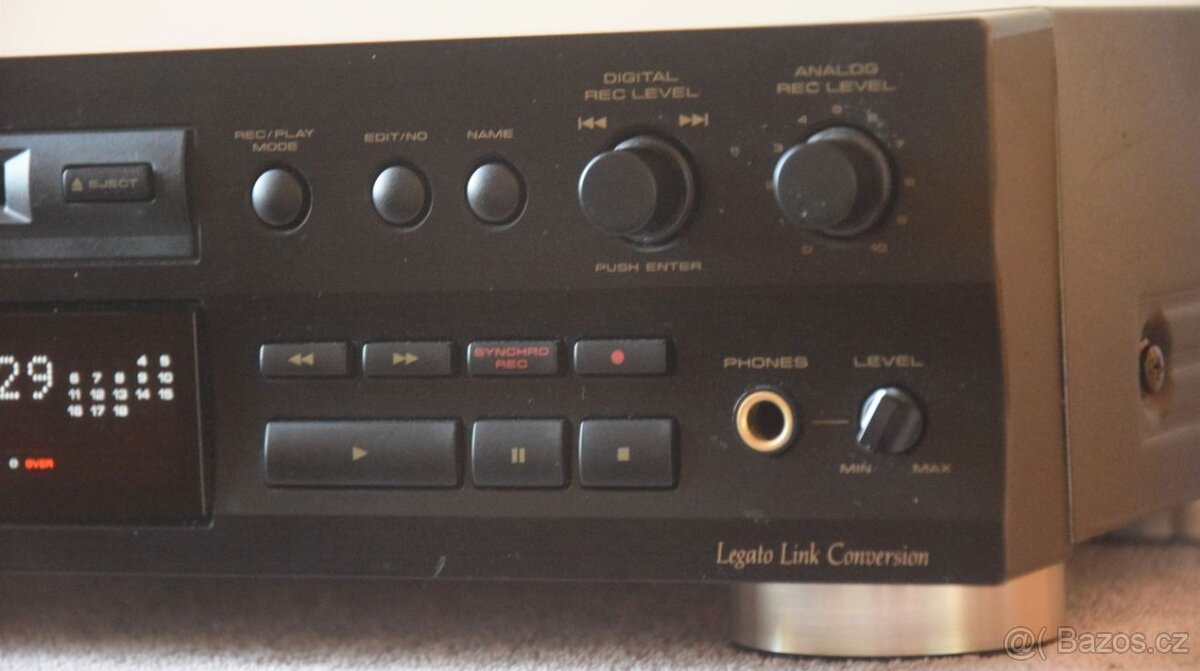 Minidisc deck PIONEER MJ-D508, manuál, disky - 12