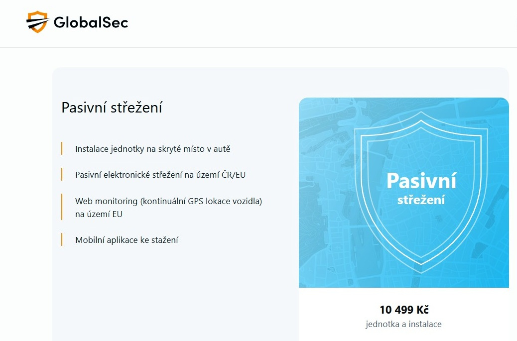 GPS Lokátor Globalsec - 12