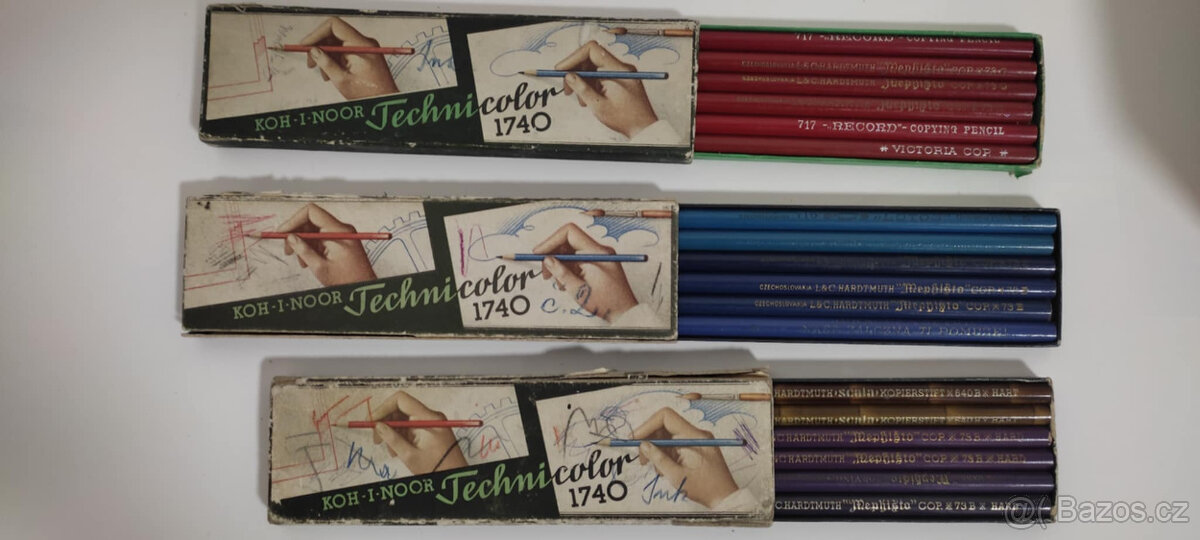 Tužky, versatilky, propisky, pera - 12