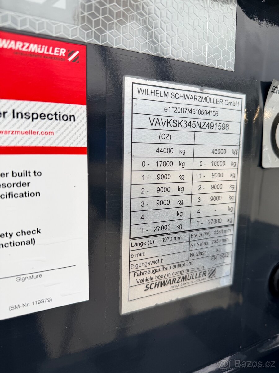 sklápací naves Schwarzmuller K - 12