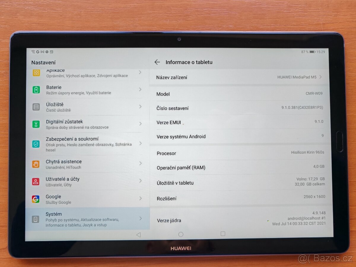 Huawei MediaPad M5 10.1 , Wi-Fi, Android 9.0, Google - 12