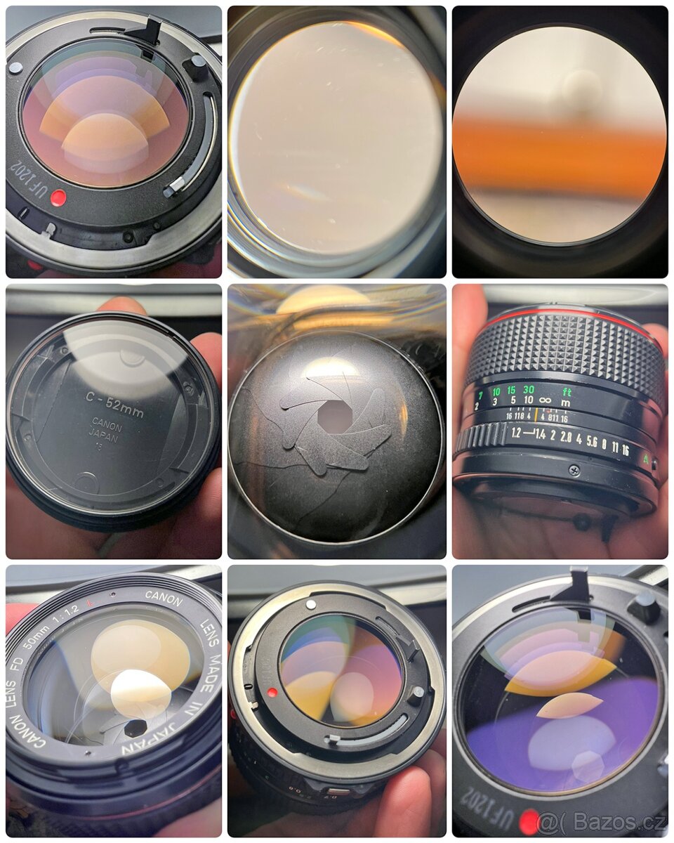Canon FD 50mm f/1.2 L (1981), Sony A7RII Testovaný, Servis - 12