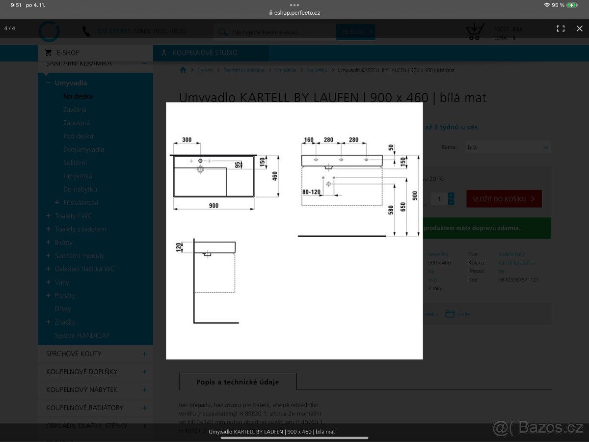 Laufen Kartell koupelnový set Akce... - 12