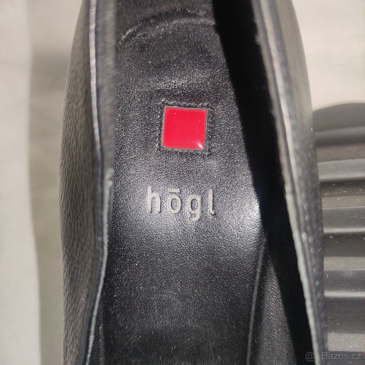 ❗❗HÖGL, VELIKOST 41 (7), ČERNÁ KOŽENÁ OBUV❗❗ - 12