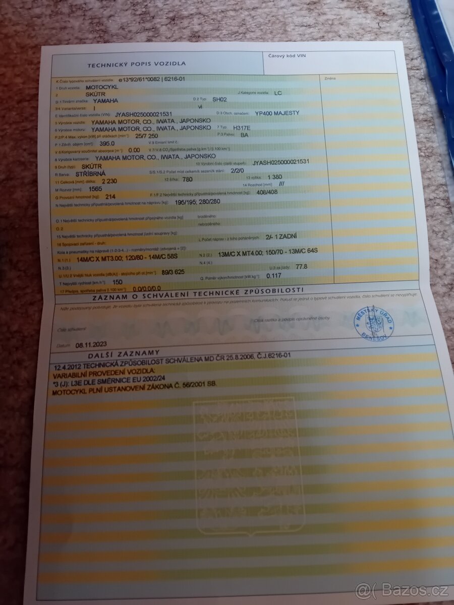 Yamaha majesty 400 - 12