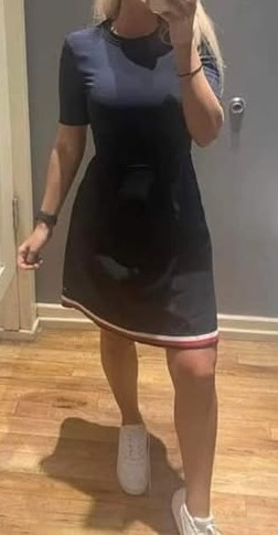 Navy dámské šaty Tommy Hilfiger - 12