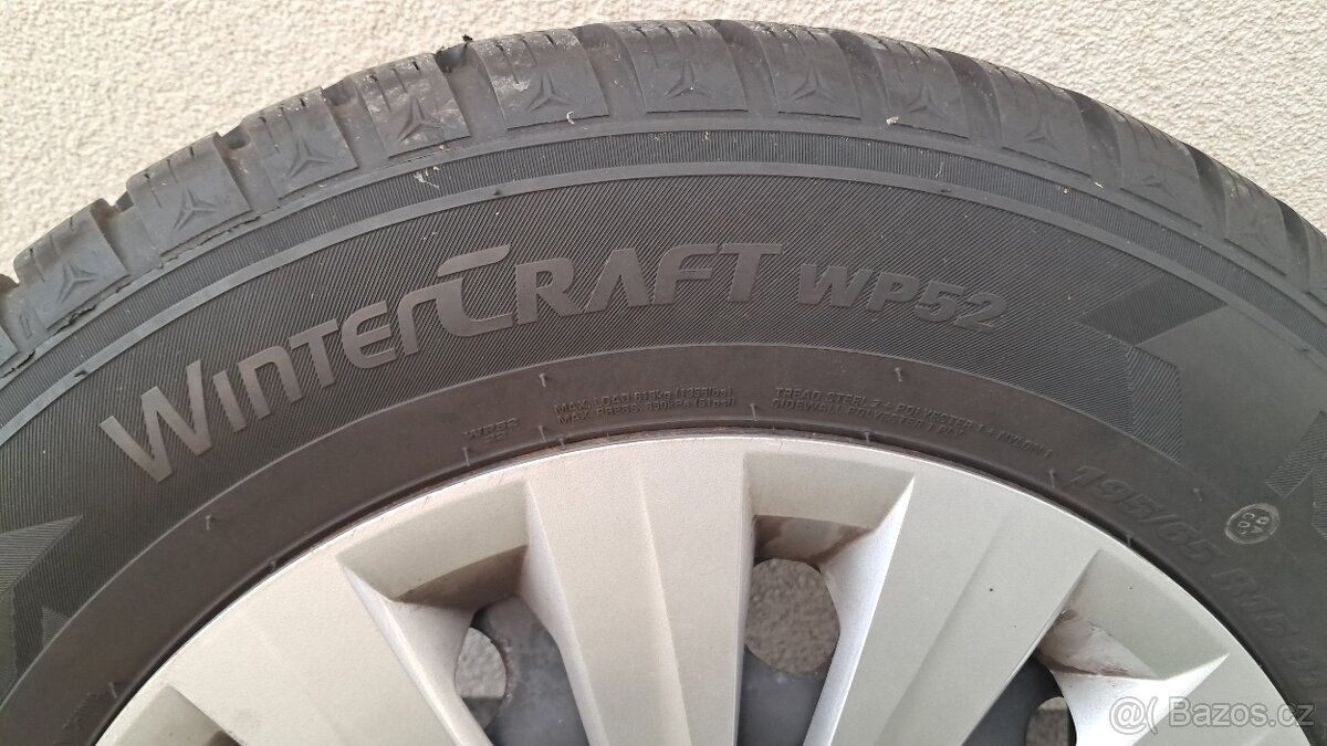 Prodám original zimní kola VW 195 65 15 5x112 - 12