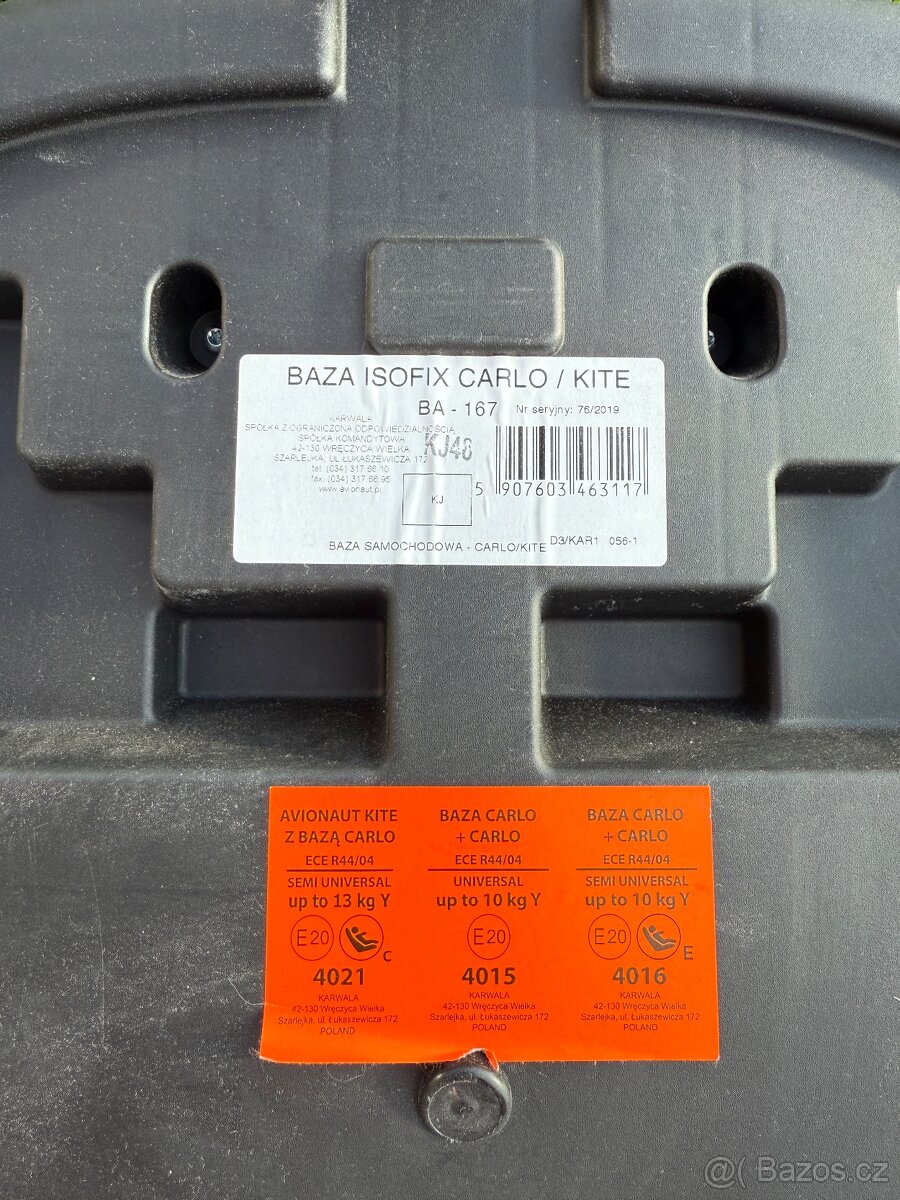 Kočárek RIKO trojkombinace, Isofix - 12