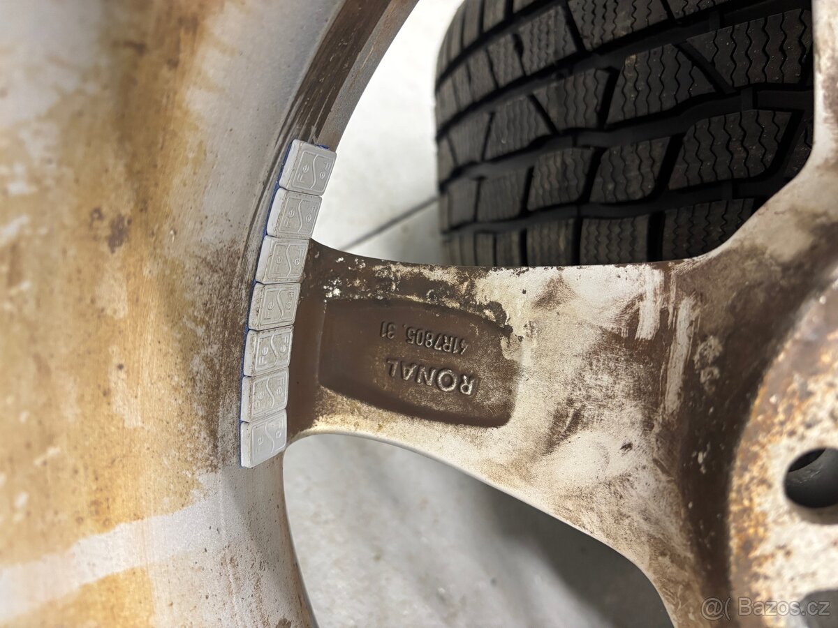 ALU kola 5x120 zimní pneu - 12