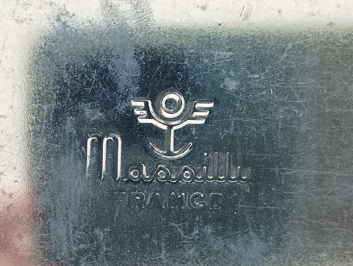 PLECHOVÁ KRABIČKA MASSILLY HB HENRIOT QUIMPER FRANCIE - 12