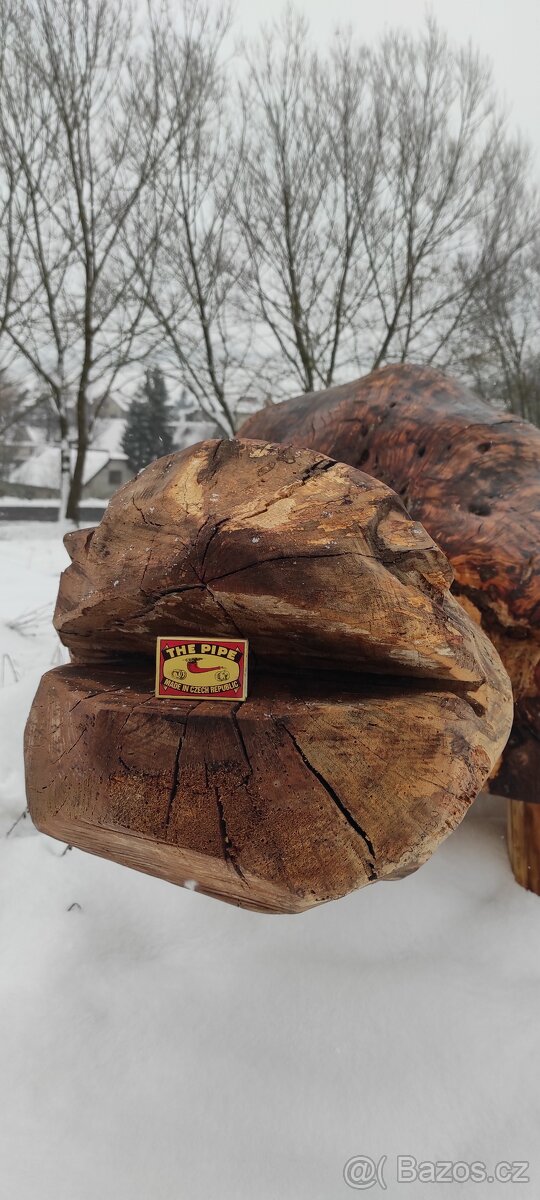 Dřevěný masivní samorost-želva. - 12