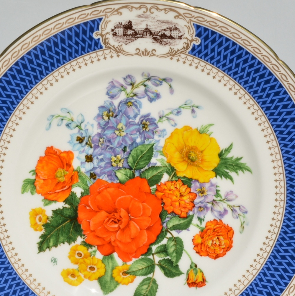 Aynsley, Minton, Wedgwood anglické porcelánové talíře - 12