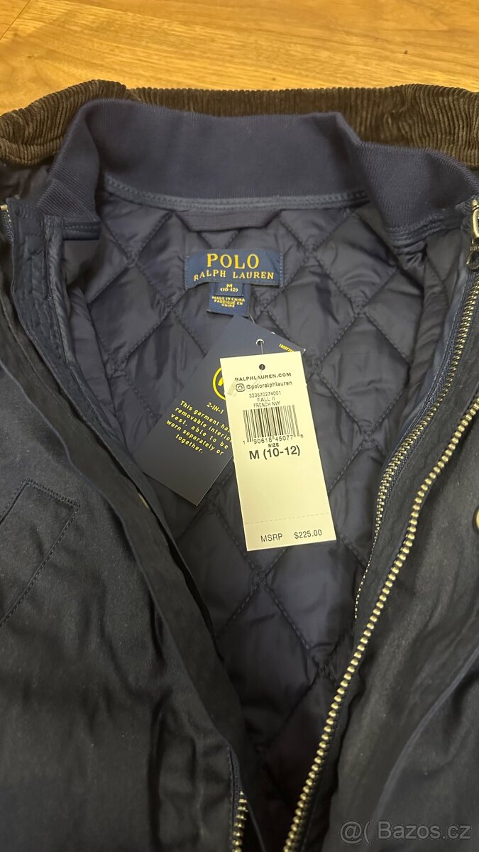 NOVÁ Bunda / vesta Ralph Lauren 2v1 vel. 10-12 let - 12