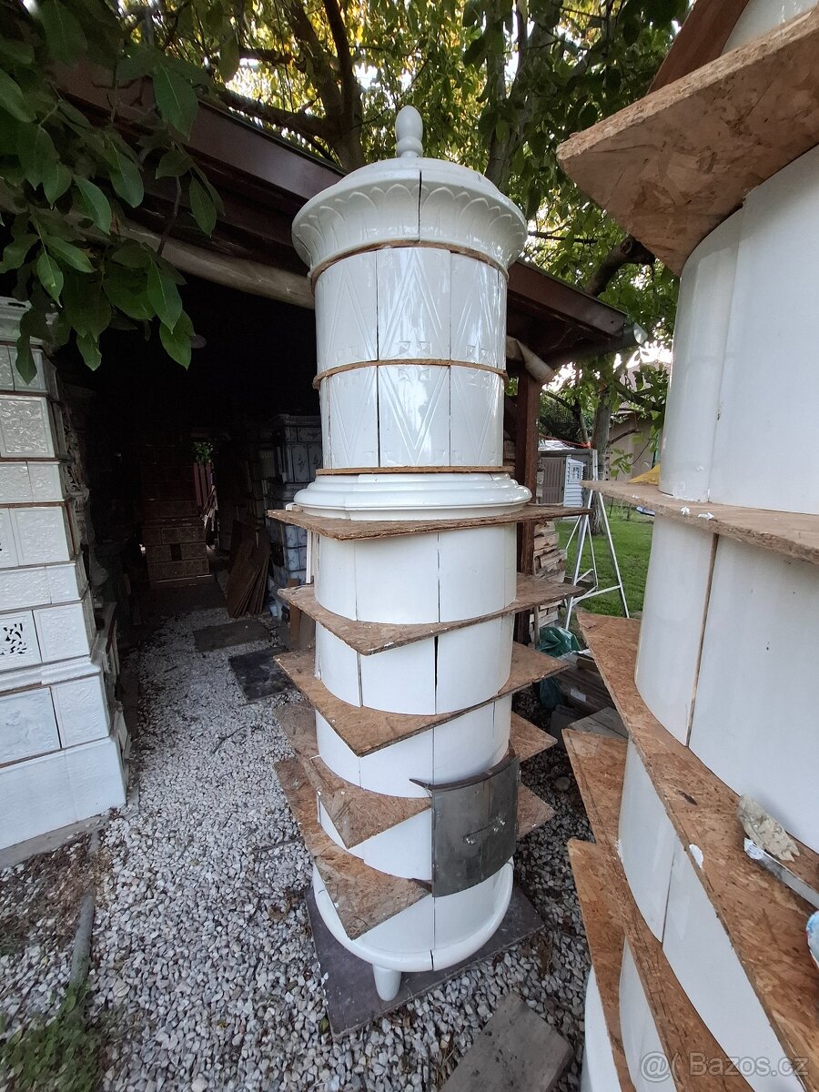 Kachlová kamna historická - 12