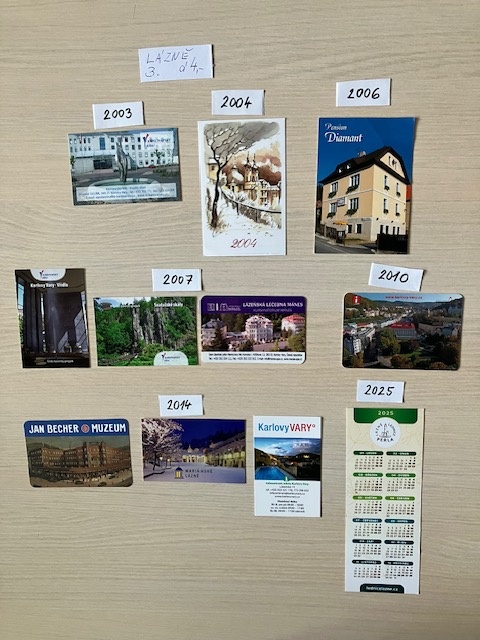 Kalendáříky sada 8+9+10 - 12