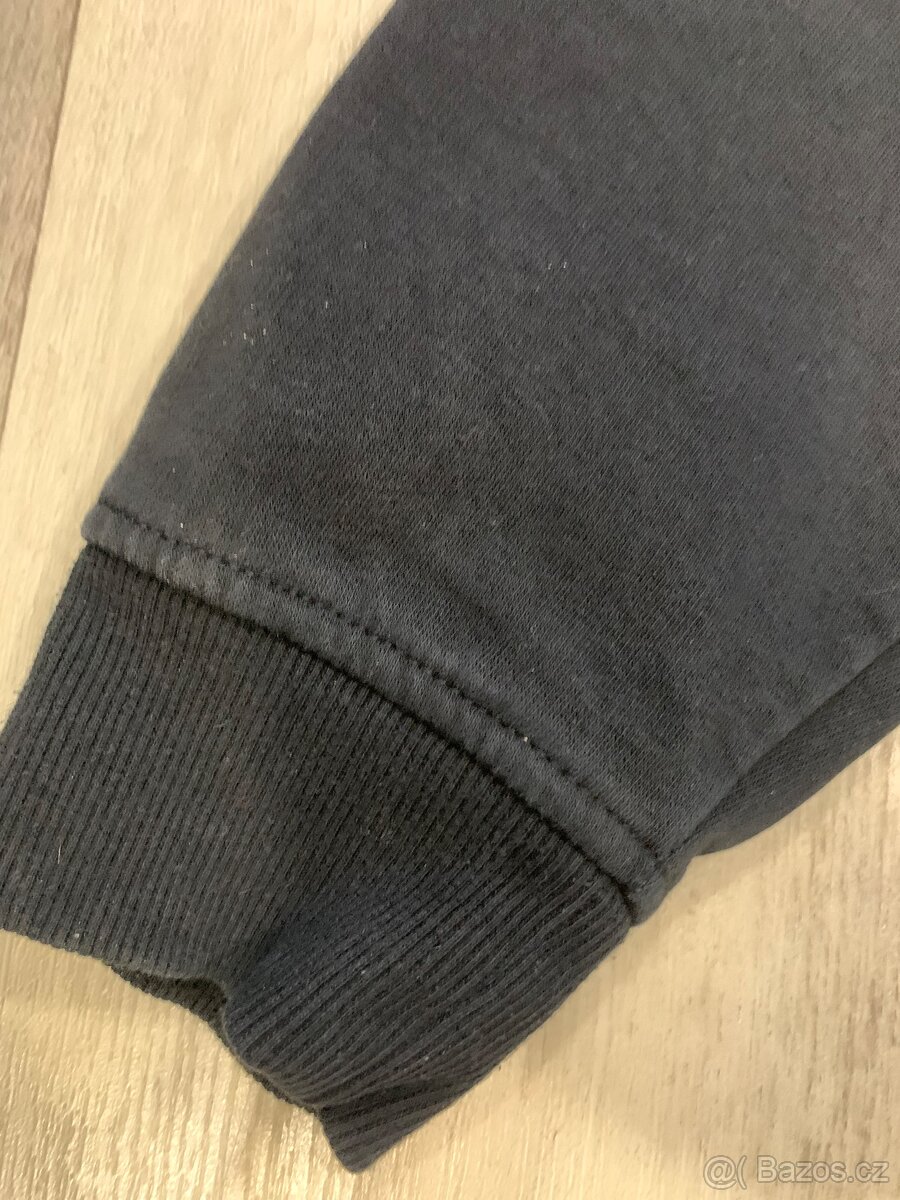 Pánská mikina SikSilk, černá, zip, vel.L - 12