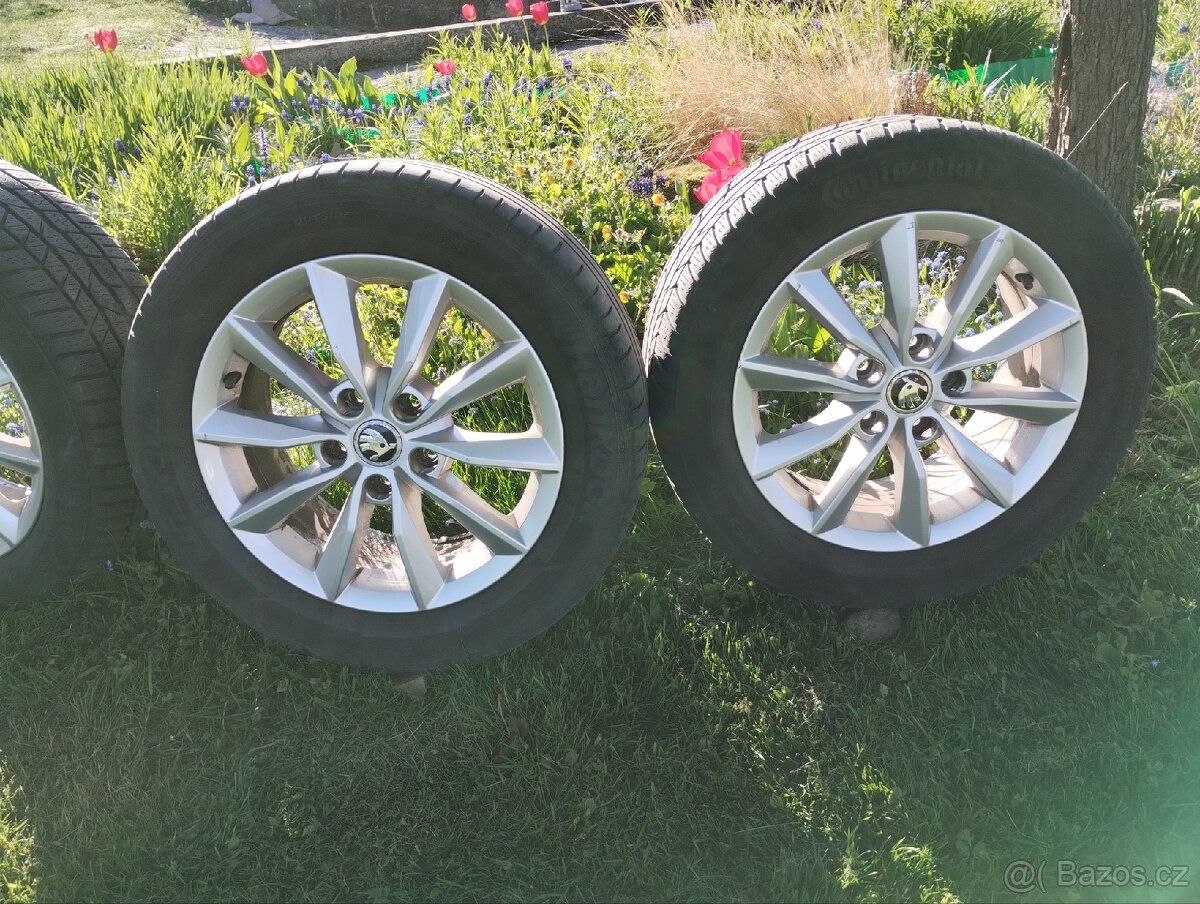 Originál ALU kola Škoda Octavia R16 - 12