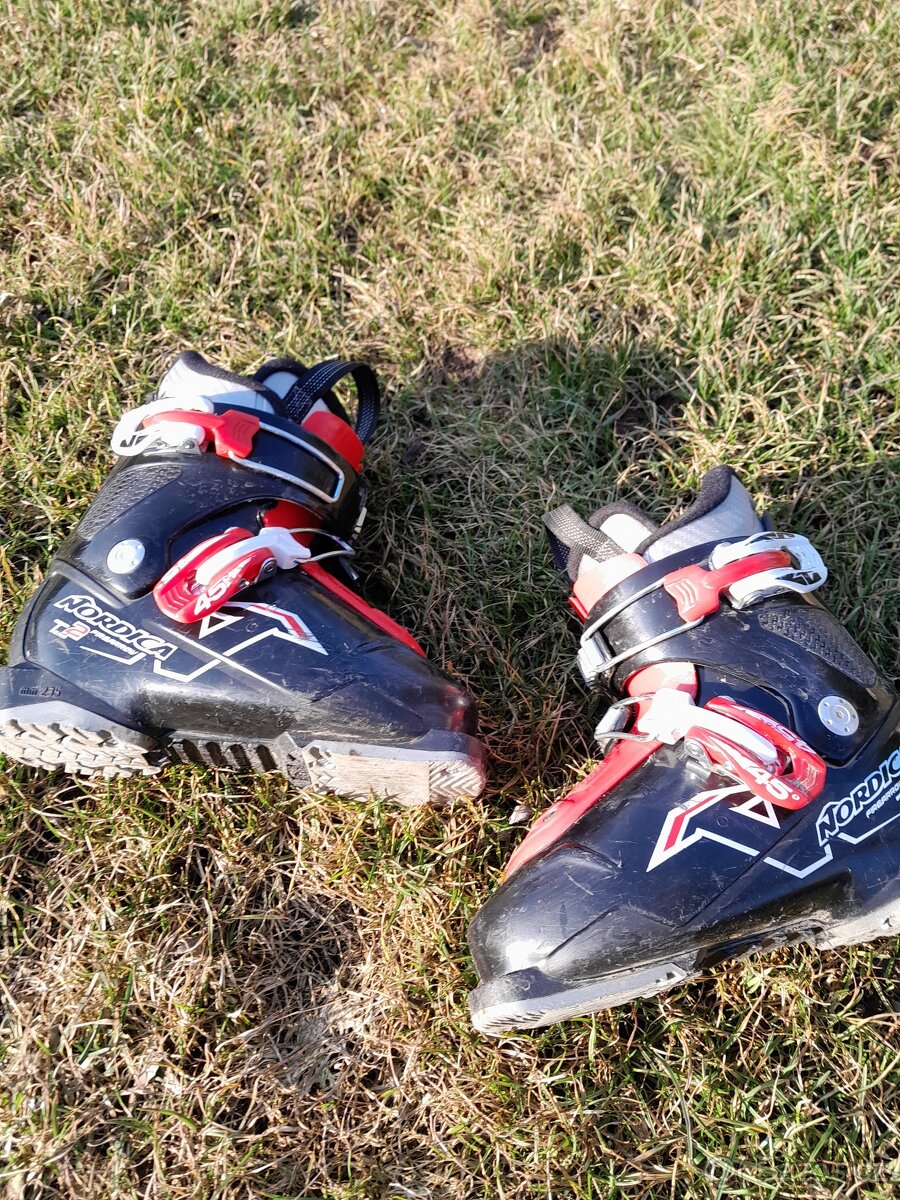 Prodám dětský set lyže Salomon 90 a boty - 12